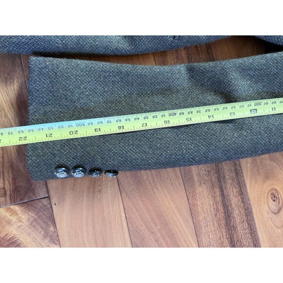 Vintage Lauren Ralph Lauren Women 4P Olive Jacket Blazer Lambswool Preppy - Picture 13 of 13
